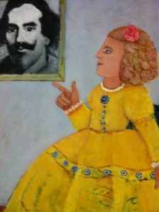 Ménine au portrait de Velazquez  2012