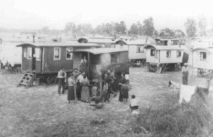 camp de Marzahn, 1er camp d'internement pour Tsiganes à Berlin, date incertaine 